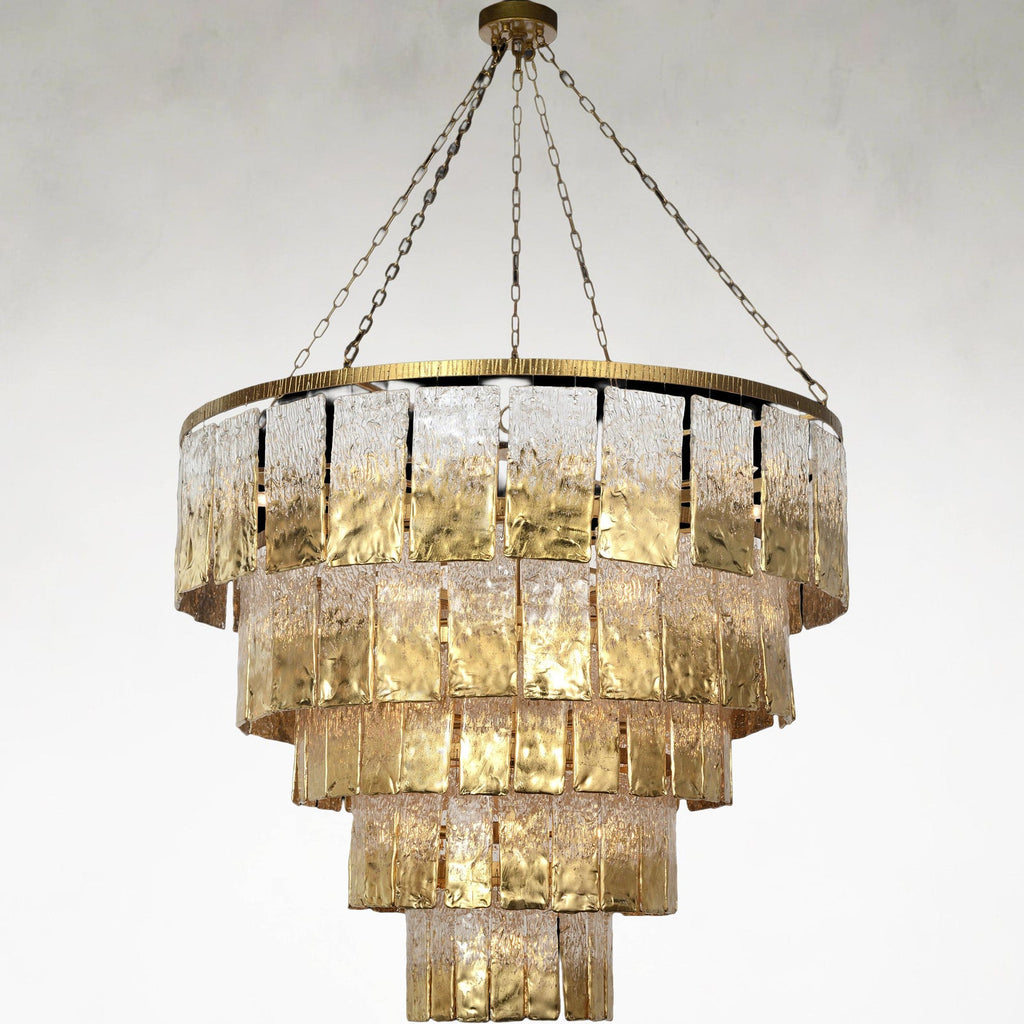 Acrylic chandelier - Gilda Stone for dining room view 1