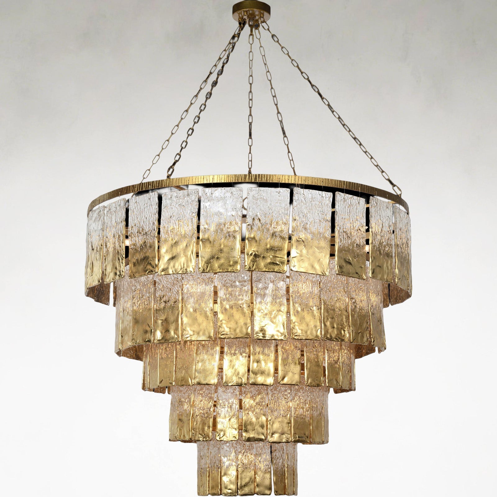Acrylic chandelier - Gilda Stone for dining room view 1