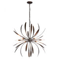 Constellation Chandelier, 8-Light, Sterling, Opal and Clear Glass, 34"W (104305-SKT-85-ZU0323 5D0PR9)