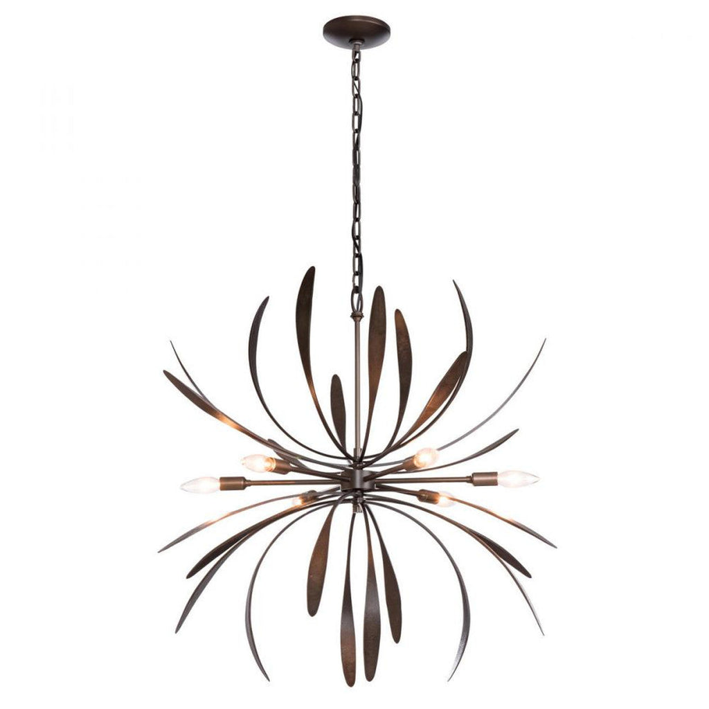 Dahlia Chandelier, 6-Light, Vintage Platinum, 32.7"W (104350-SKT-82 4RY5MW)