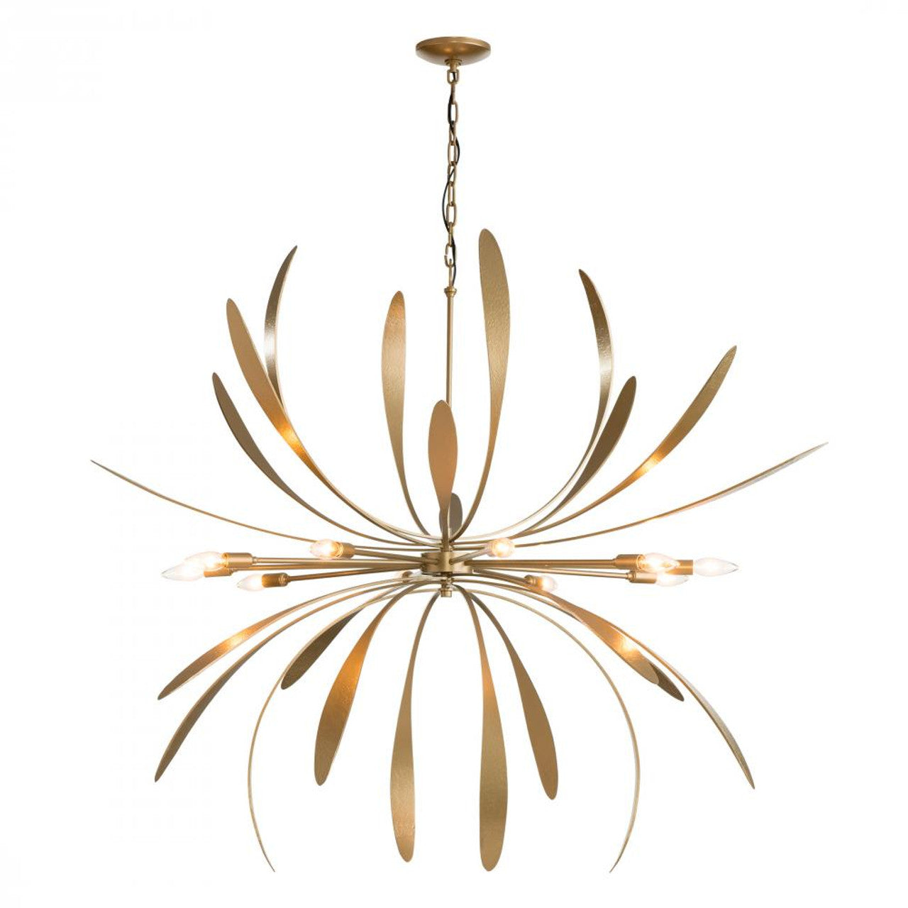 Bow Pendant, 4-Light, Natural Iron, Natural Anna Shade, 30"W (104255-SKT-20-SF2899 4RY4P7)