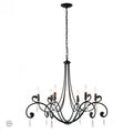 Luma Chandelier, 5-Light, Vintage Platinum, 30.9"W (105060-SKT-82-CR 5D0QP9)