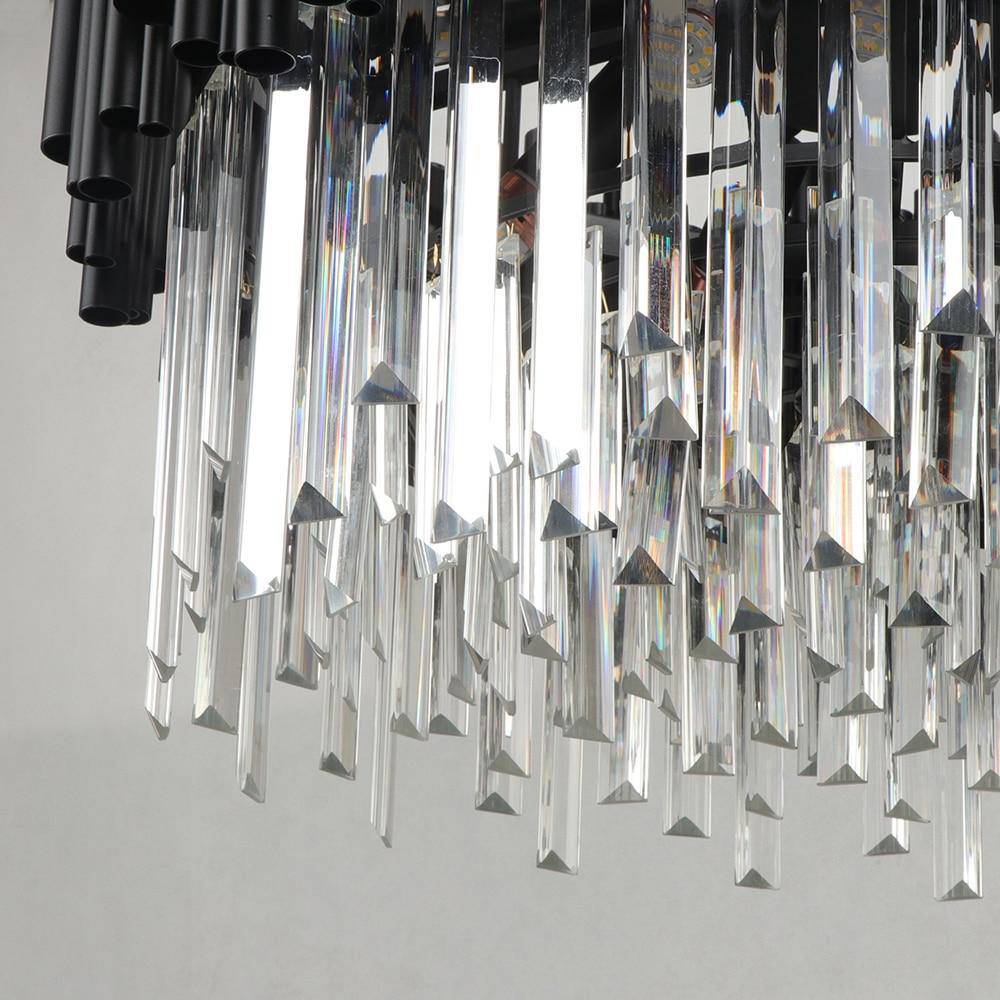 Clear Crystal chandelier - Talia Bay for dining room view 8