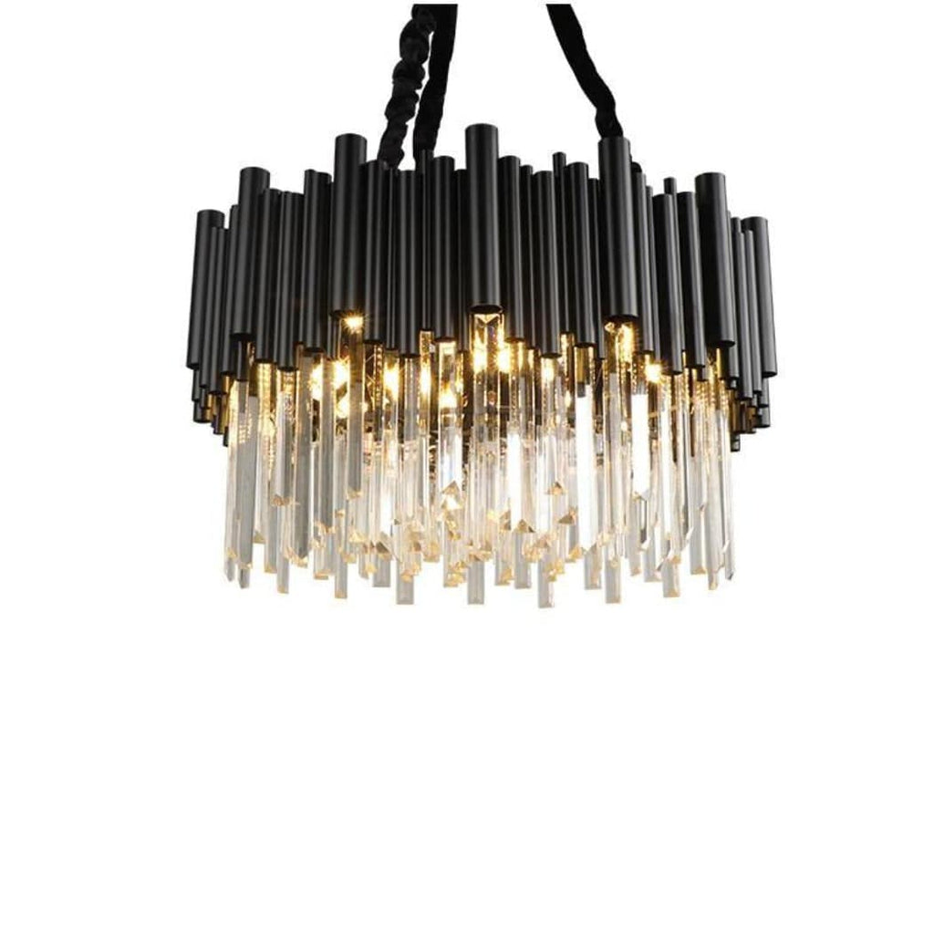 Crystal Round chandelier - Dahlia House for dining room view 10