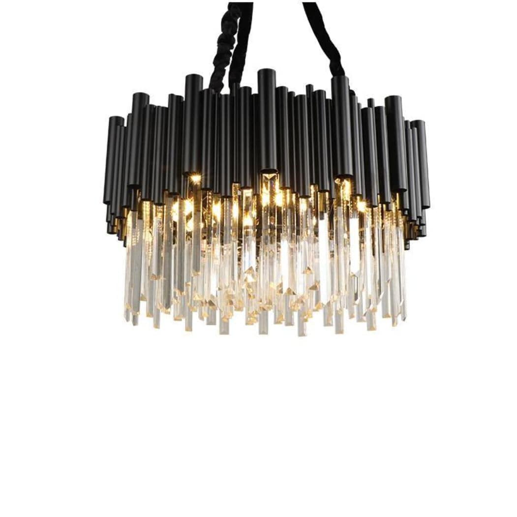 Crystal Round chandelier - Dahlia House for dining room view 10