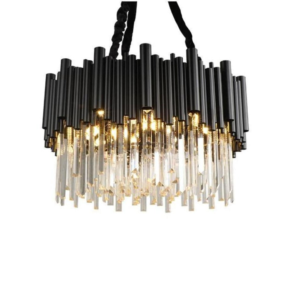 Clear Crystal chandelier - Talia Bay for dining room view 1