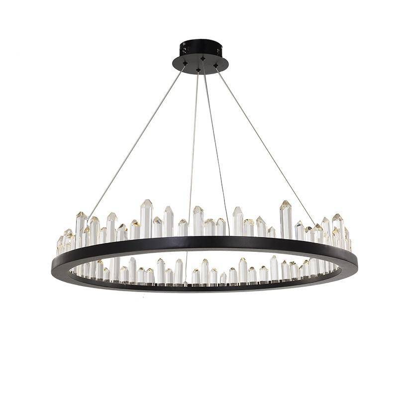 Clear Crystal chandelier - Gemma House for dining room view 8