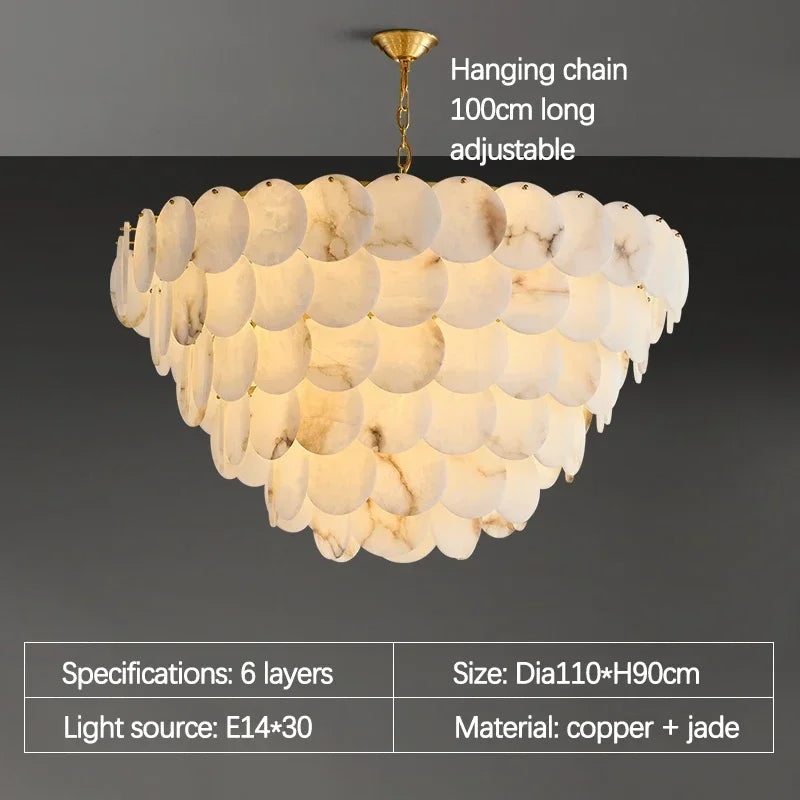 Brass Brass chandelier - Briar Bay for dining room view 10