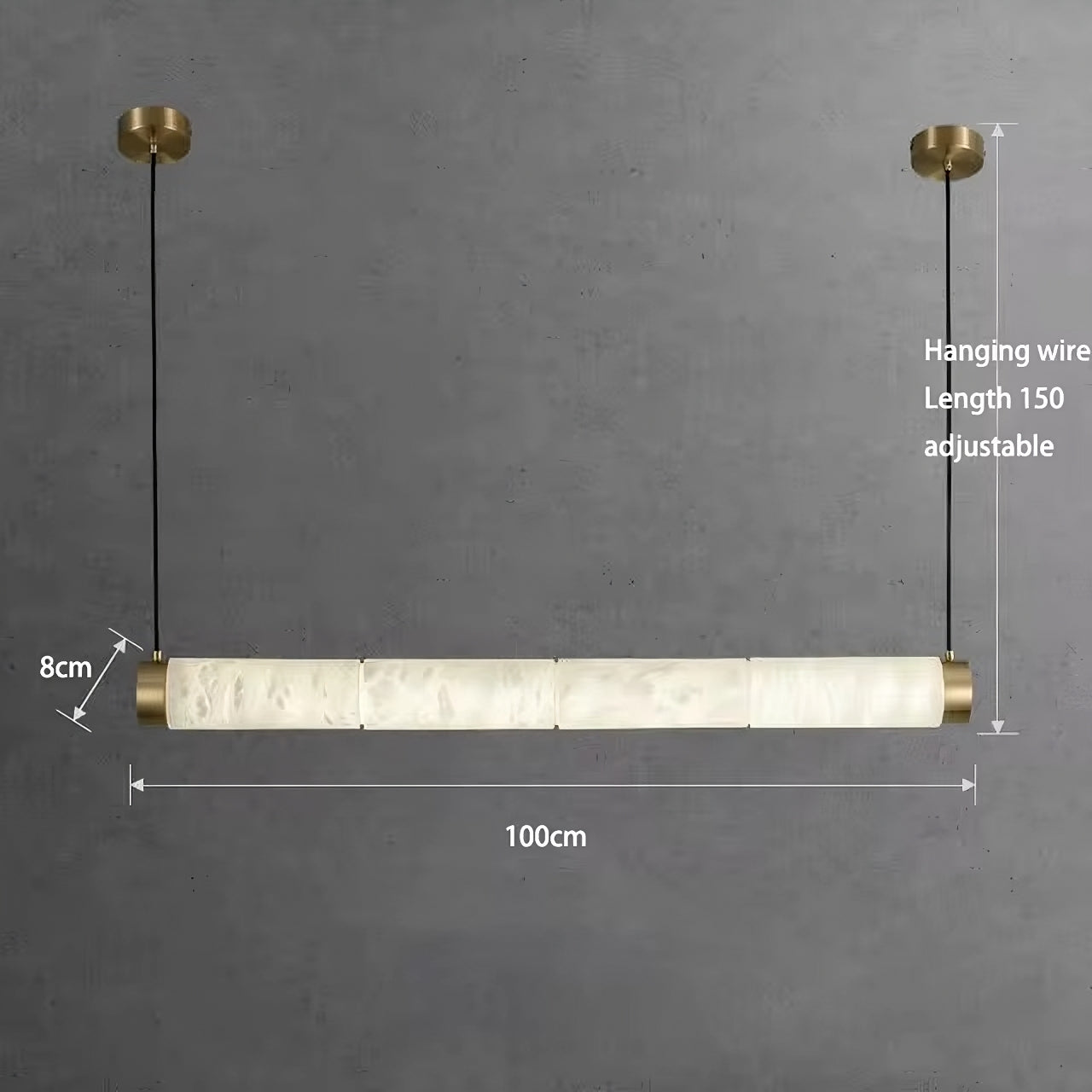 Brass Brass Round chandelier - Liora Bay for dining room view 4