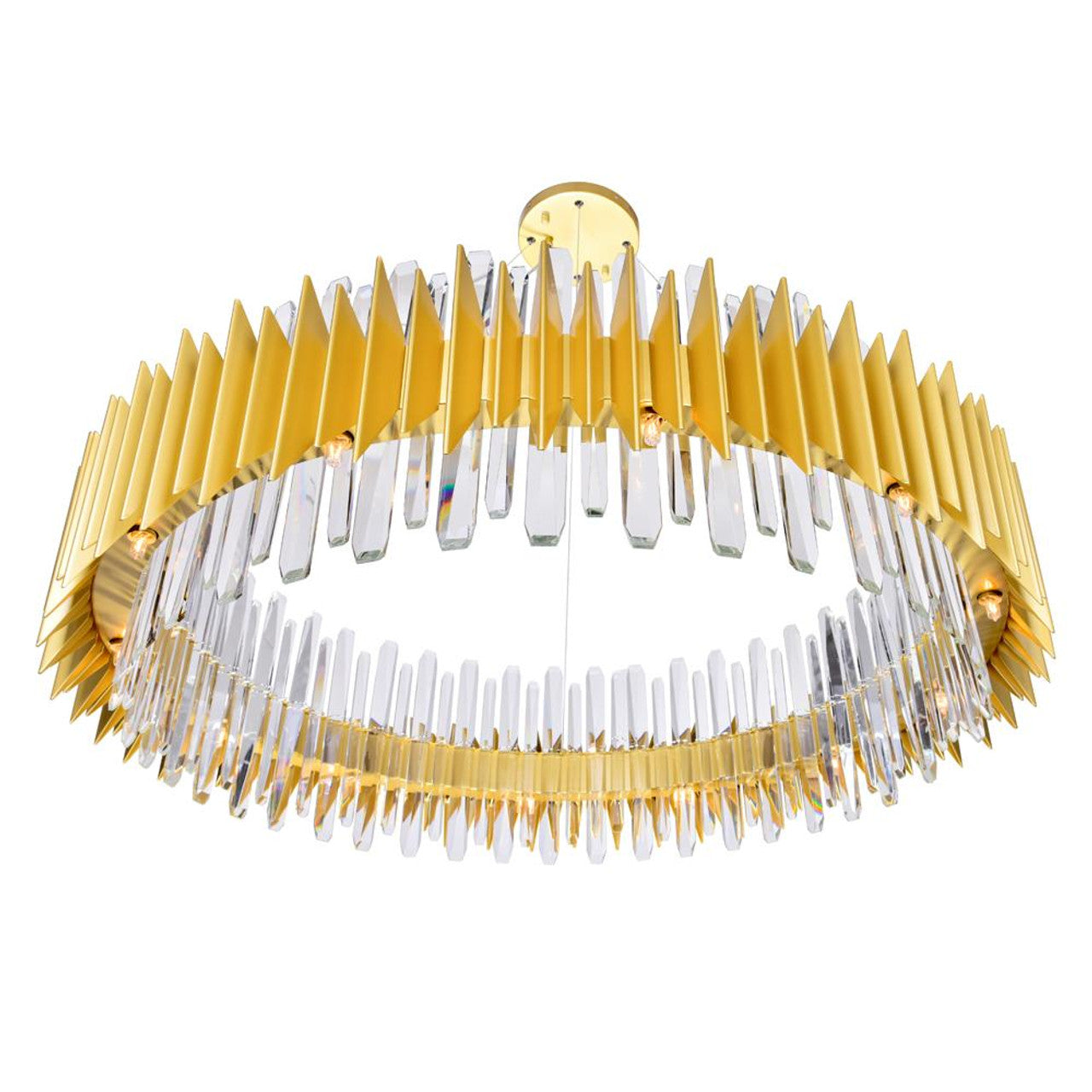 Black Crystal chandelier - Tessa Gleam for dining room view 3