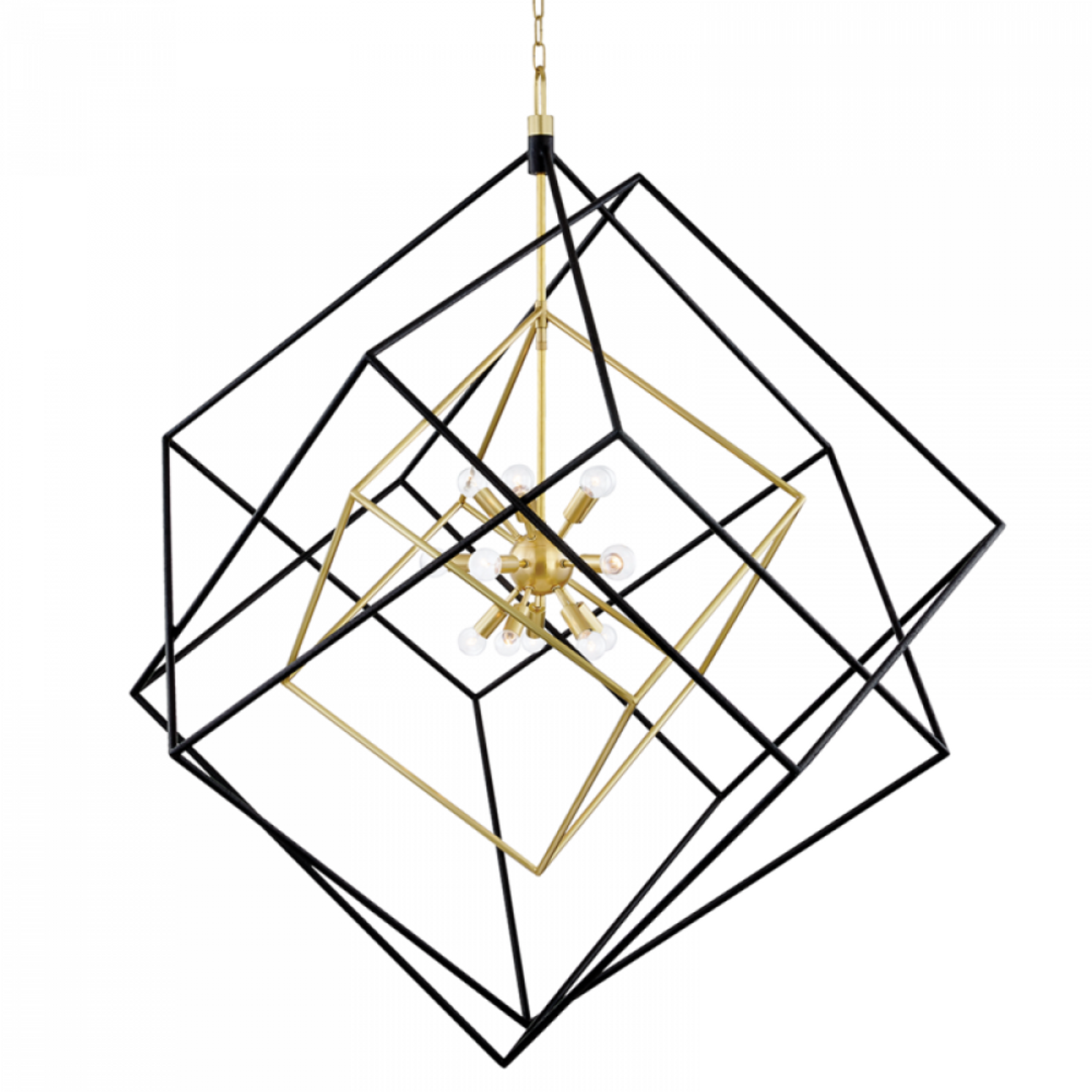 Crossing Waves Pendant, 1-Light, Standard Height, LED, Dark Smoke, 9.1"W (139905-LED-STND-07 4T1C4W)