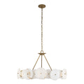 Cosmos Six Light Chandelier Havana Gold