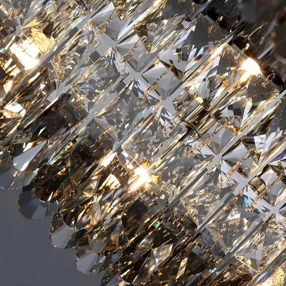 Clear Crystal chandelier - Alden Bay for dining room view 4