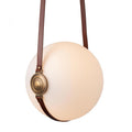 Derby Pendant, 1-light, Long Height, LED, Black, Opal Glass, 14"W (131042-LED-LONG-10-27-LK-HF-GG0680 5D3KJU)