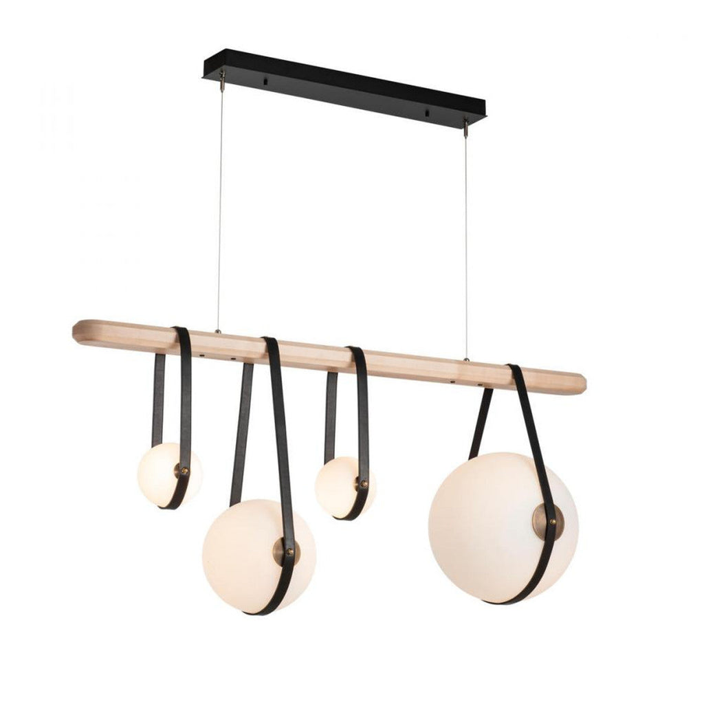 Derby Pendant, 1-Light, Standard Height, LED, Black, Opal Glass, 10"W (131040-LED-STND-10-27-LC-NL-GG0670 5D3KHV)