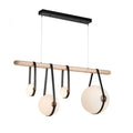 Derby Pendant, 4-Light, Standard Height, LED, Black, Opal Glass, 15.5"W (131043-LED-STND-10-27-LC-WB-GG0702 5D3KKA)