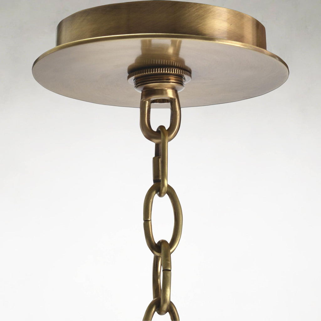 Brass Acrylic chandelier - Hera Stone for dining room view 3