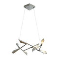 Derby Pendant, 1-Light, Standard Height, LED, Black, Opal Glass, 14"W (131042-LED-STND-10-27-LB-NL-GG0680 5D3KJY)