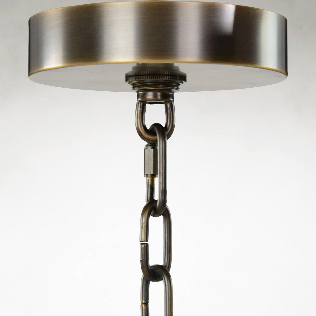 Bronze Acrylic chandelier - Soren Ray for dining room view 11