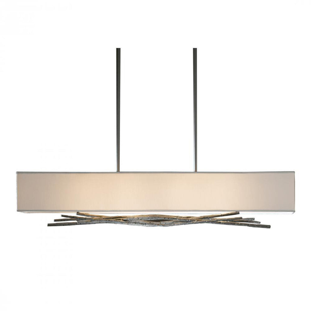 Arc Ellipse Pendant, 5-Light, Short Height, Soft Gold, Opal Glass, 5.25"W (137525-SKT-SHRT-84-GG0182 3WTW0U)