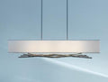Ondrian Pendant, 3-Light, Standard Height, Black, Sand Glass, 24"W (138552-SKT-STND-10-SS0032 UUQY)