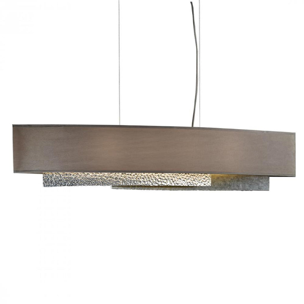 Bento Pendant, 1-Light, Standard Height, LED, Black, 32.8"W (138650-LED-STND-10-SH1974 39FGRW)