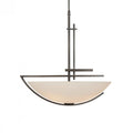 Ondrian Pendant, 3-Light, Standard Height, Bronze, Opal Glass, 24"W (138552-SKT-STND-05-GG0032 UUQG)