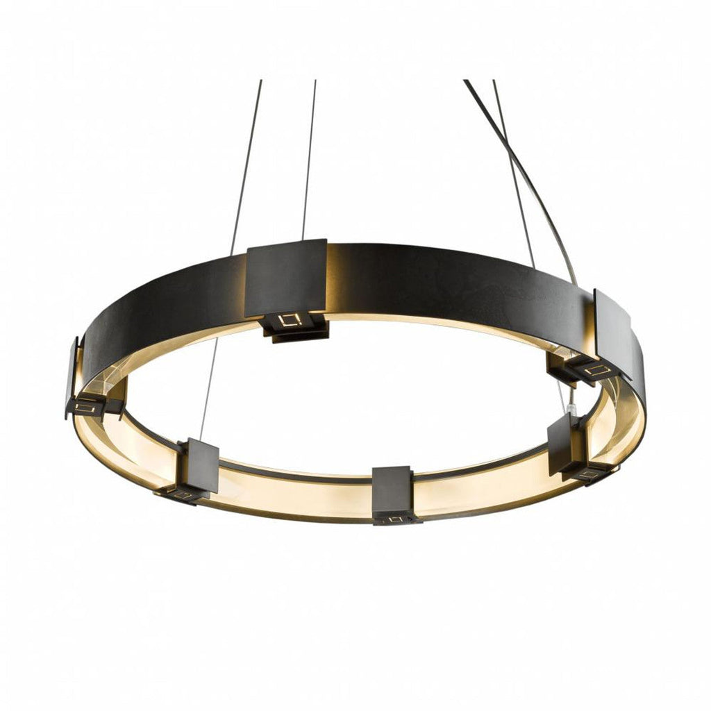 Aerial Pendant, 5-Light, Short Height, Sterling, Frosted Glass, 47.5"W (137865-SKT-SHRT-85-FD0626 5D6U24)