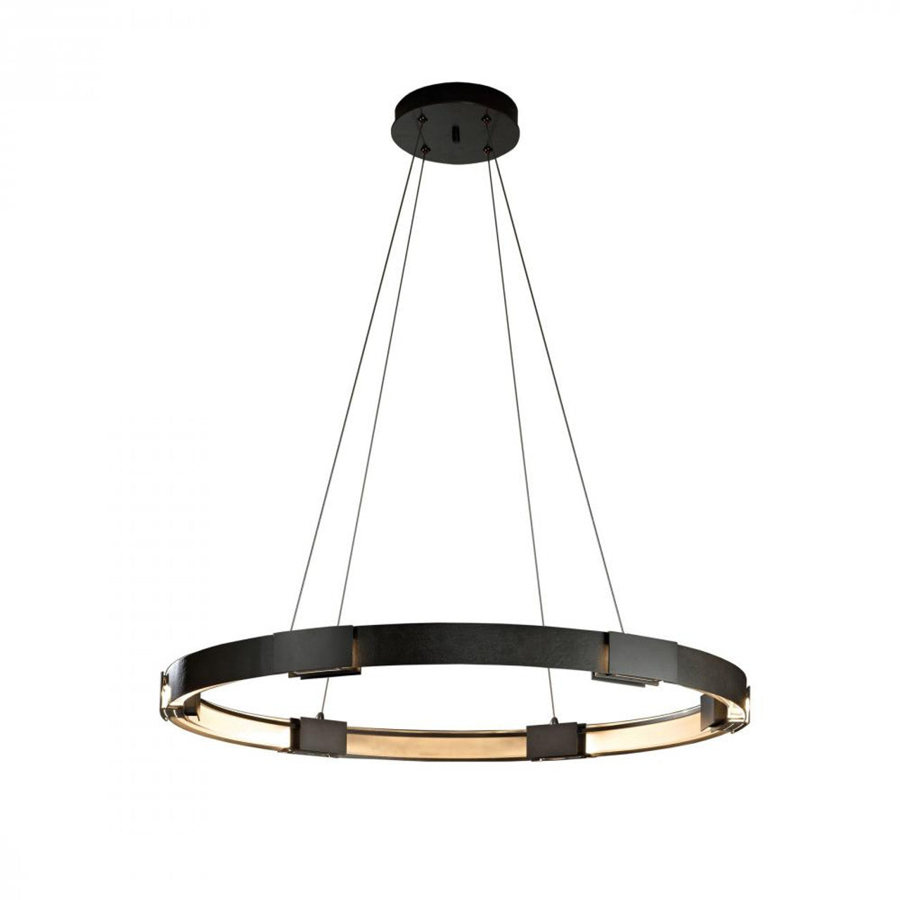 Aerial Pendant, 5-light, Long Height, Sterling, Frosted Glass, 47.5"W (137865-SKT-LONG-85-FD0626 5D6U23)