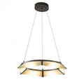 Ondrian Pendant, 3-light, Long Height, Soft Gold, Opal Glass, 24"W (138552-SKT-LONG-84-GG0032 3WTZYQ)