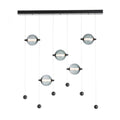 Abacus Pendant, 5-Light, Standard Height, LED, Bronze, Abacus Opal Glass, 5.5"W (139050-LED-STND-05-GG0668 5CQEUF)
