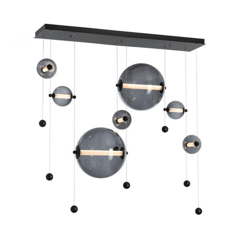 Abacus Pendant, 4-Light, Standard Height, LED, Soft Gold, Abacus Opal Glass, 19.8"W (139052-LED-STND-84-GG0694 5D6W0X)