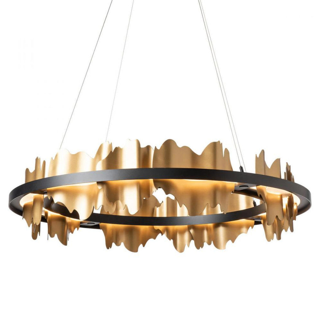 Natural Iron chandelier - Belen Harbor for dining room view 2