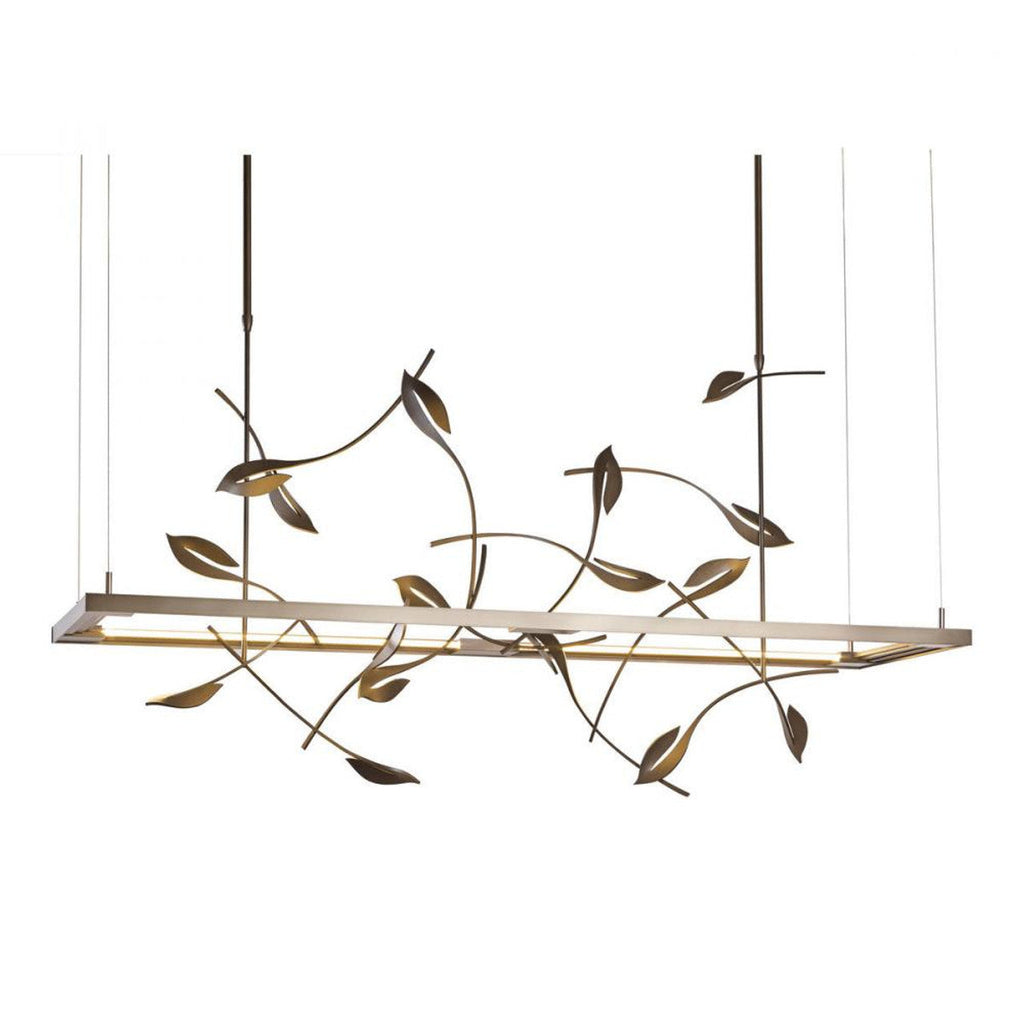 Abacus Pendant, 5-Light, Standard height, LED, Bronze, Abacus Opal Glass, 5.5"W (289520-LED-STND-05-GG0668 5C_2EM)