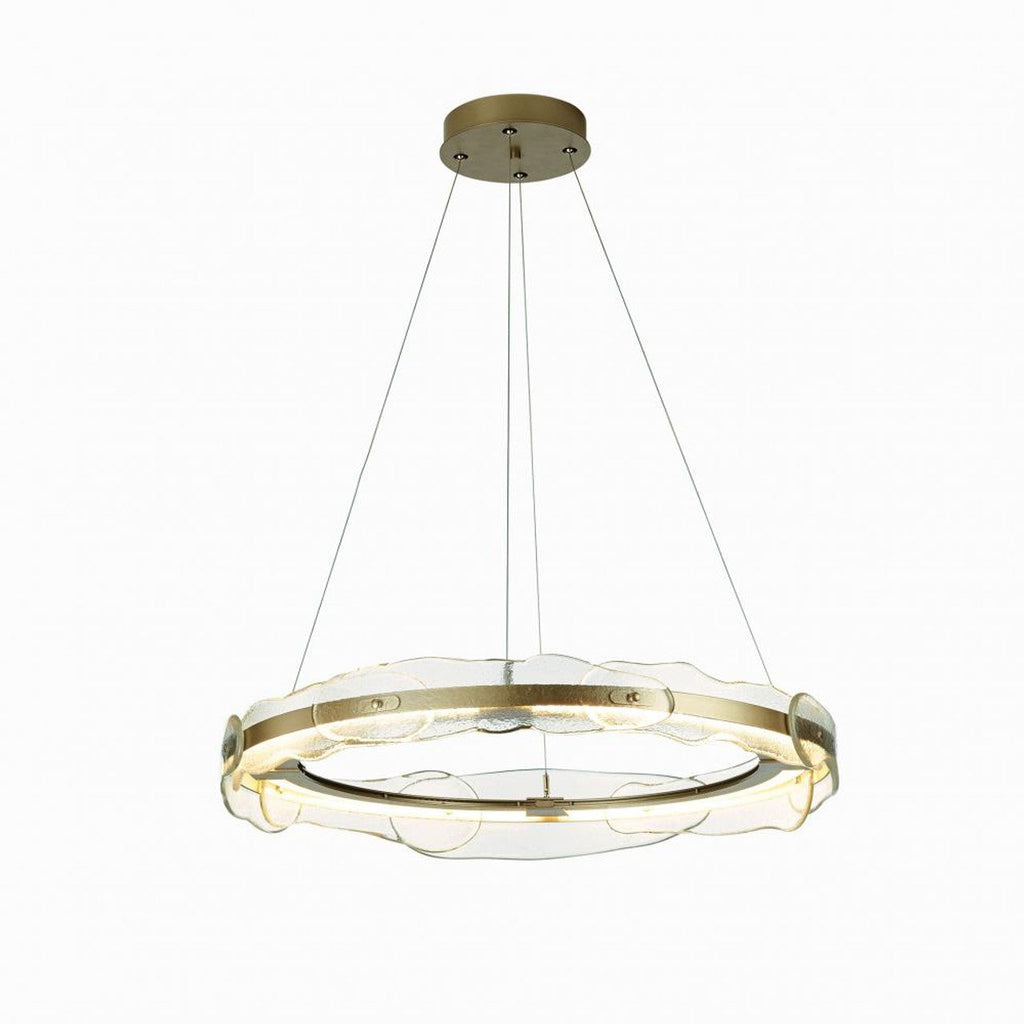Anemone Pendant, 1-Light, Standard Height, LED, Natural Iron, 36.9"W (139772-LED-STND-20 5D9WMT)