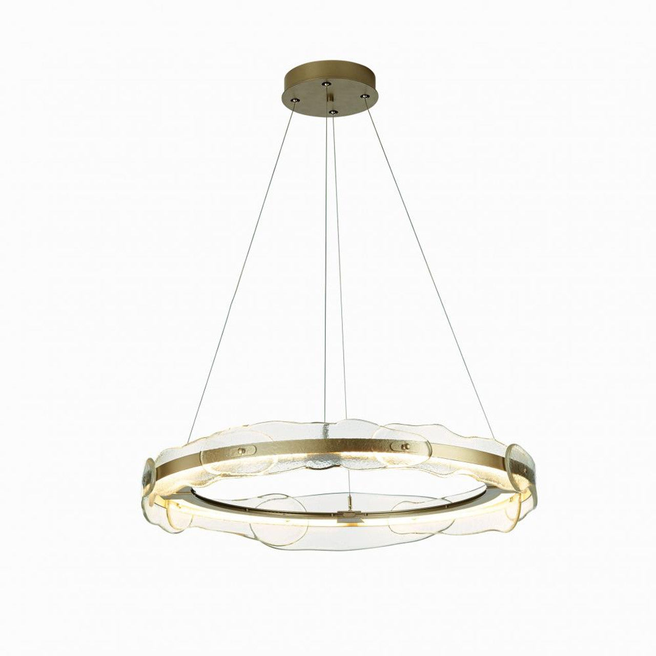 Solstice Tiered Pendant, 1-Light, Standard Height, LED, Black, Clear Glass, 36.6"W (139782-LED-STND-10-ZM0598 5D9XMM)