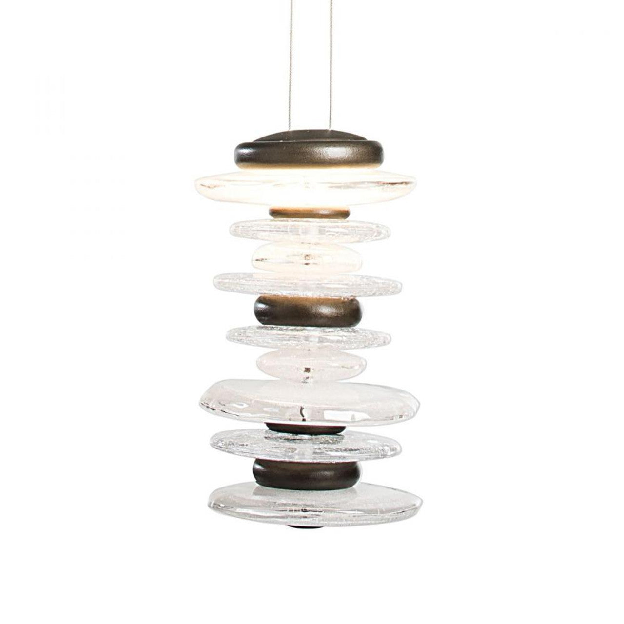 Cityscape Pendant, 1-Light, Standard Height, LED, Black, 38"W (139910-LED-STND-10-84 4T1C5H)