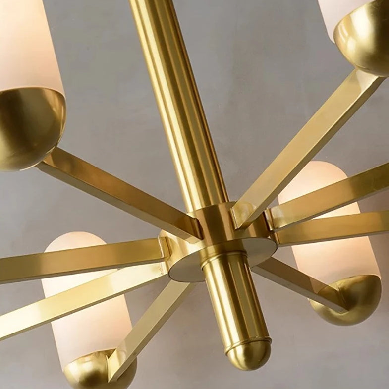 Brass Brass chandelier - Thalia House for dining room view 12