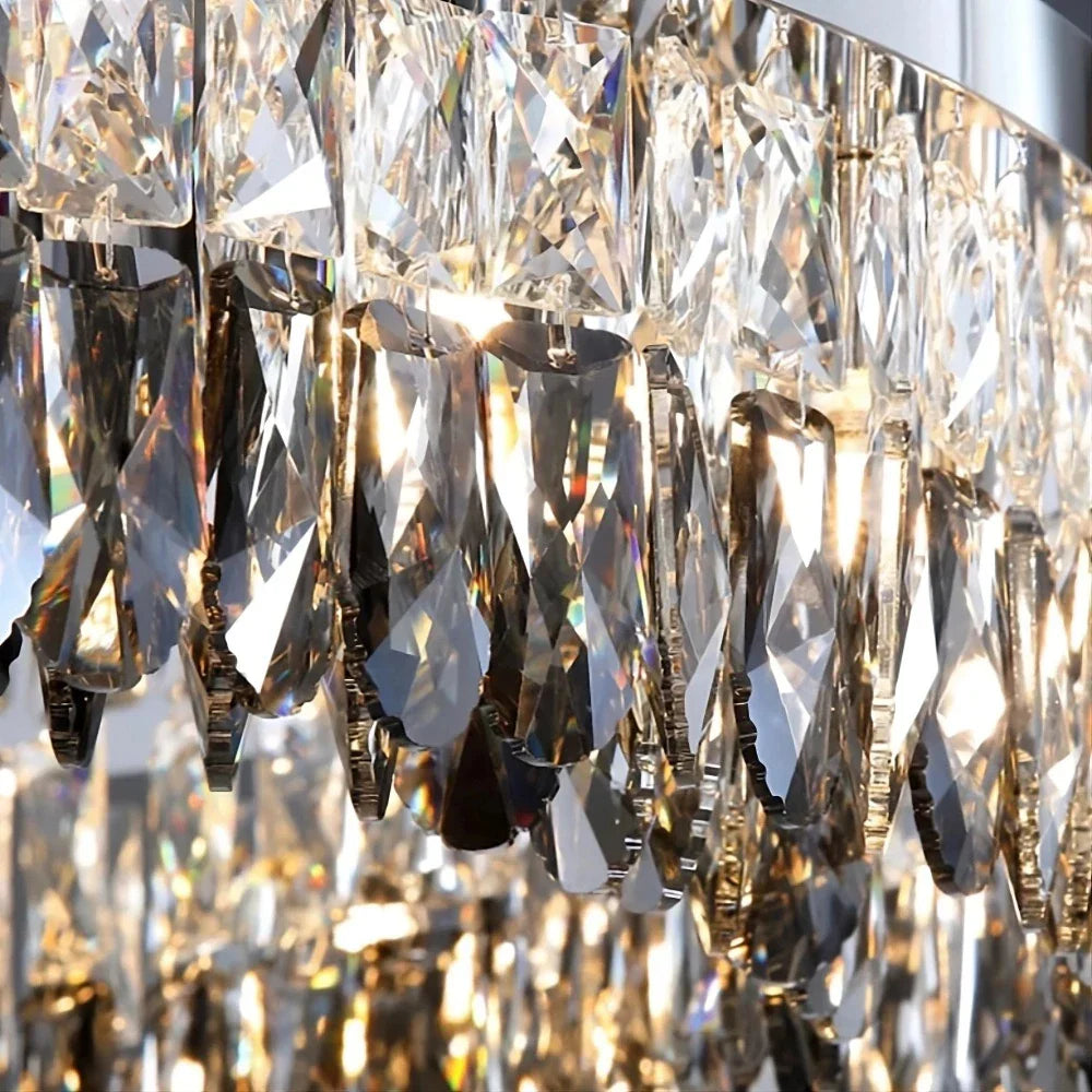 Clear Crystal chandelier - Alden Bay for dining room view 3