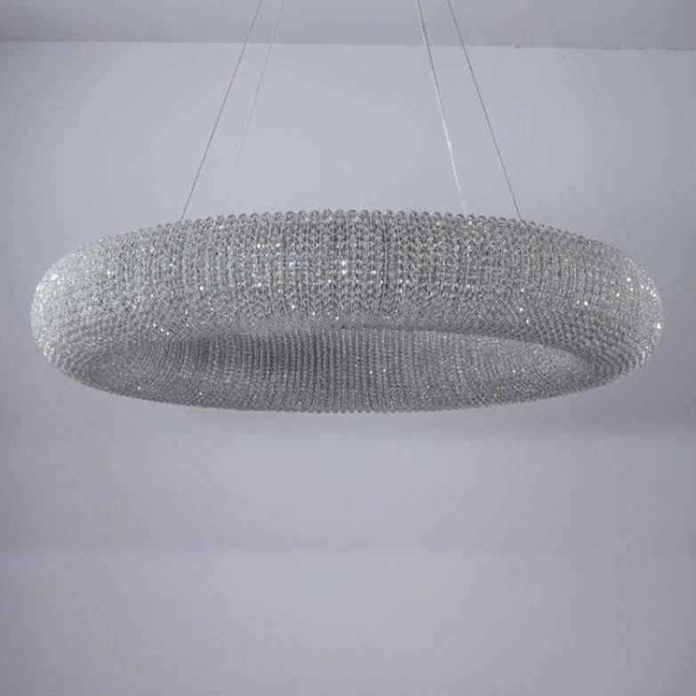 Clear Crystal chandelier - Zora House for dining room view 6
