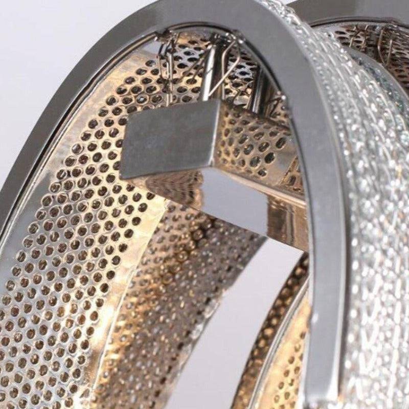 Silver Steel chandelier - Zelia Lane for dining room view 6