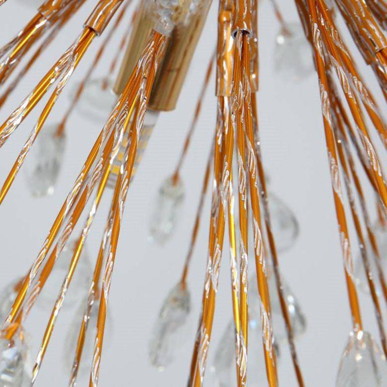 Clear Crystal Sputnik chandelier - Maia House for dining room view 7