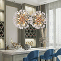 Clear Crystal Sputnik chandelier - Maia House for dining room view 1