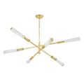 Dashiell LED Chandelier Vintage Polished Brass
