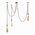White Alabaster Linear chandelier - Yara Court for dining room view 1