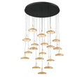 Mantova LED Chandelier Matte Black