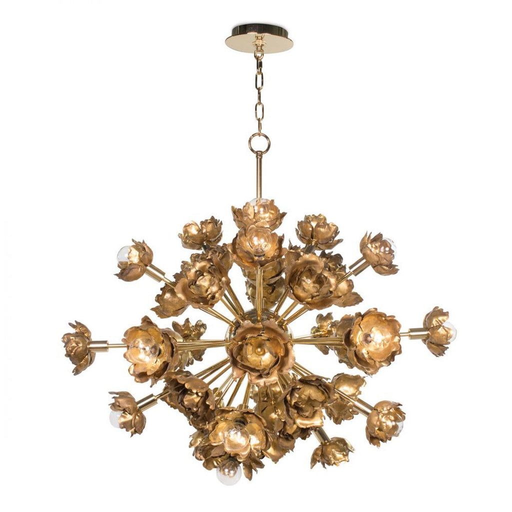 Clear Glass chandelier - Viana Gleam for dining room view 2