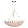 Cheshire Basin Chandelier, 6-Light, Gold Leaf, 27.5"W (16-1174GL 504X4XW)