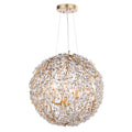 Cabana Chandelier, 5-Light, Natural Brass, 23"W (16-1131 504WZ2Y)