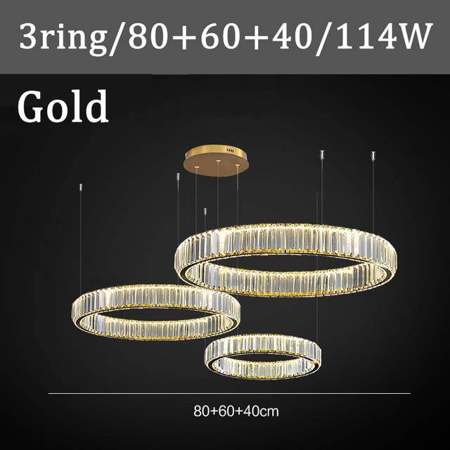 Clear Crystal Round chandelier - Gemma Bay for dining room view 2